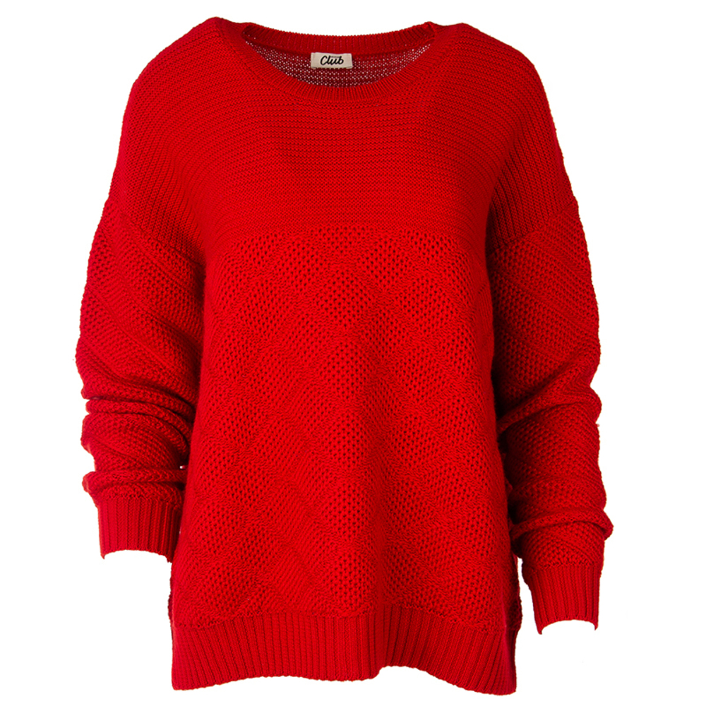 BEYMEN RED SWEATER | WOMENS SIZE L